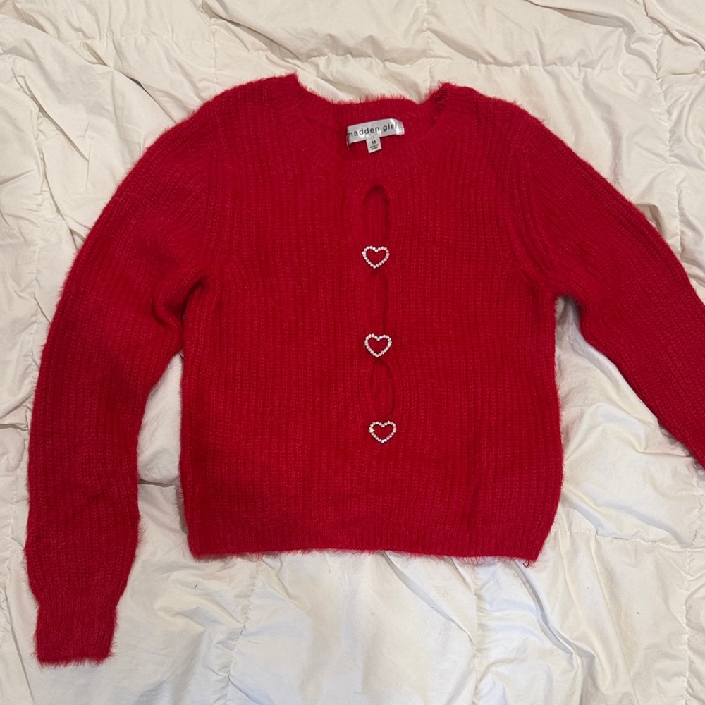 Madden Girl Red Sweater